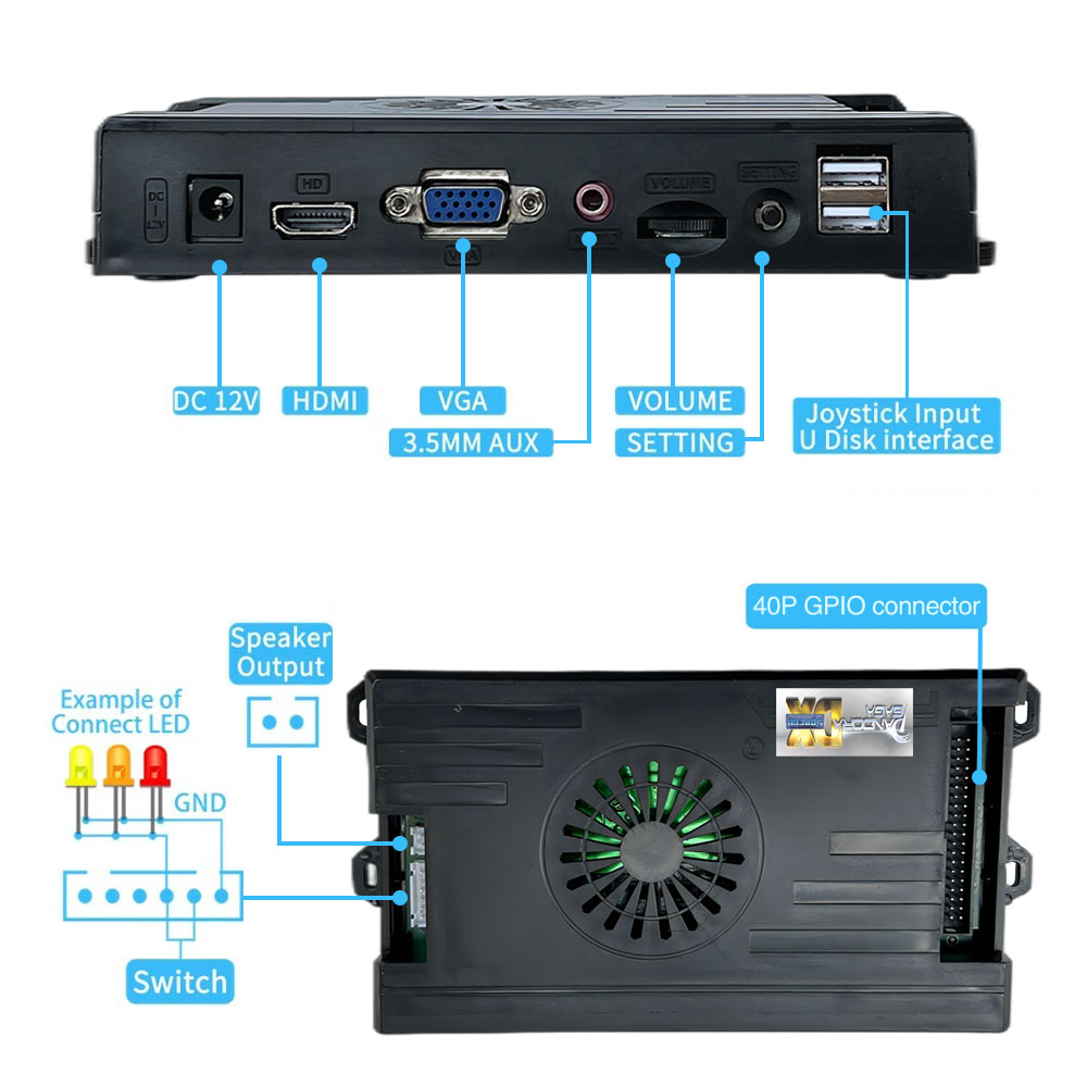 9800 in 1 Pandora Saga DX 2 Ar - Trackball Controller Arcade ulasan dan harga